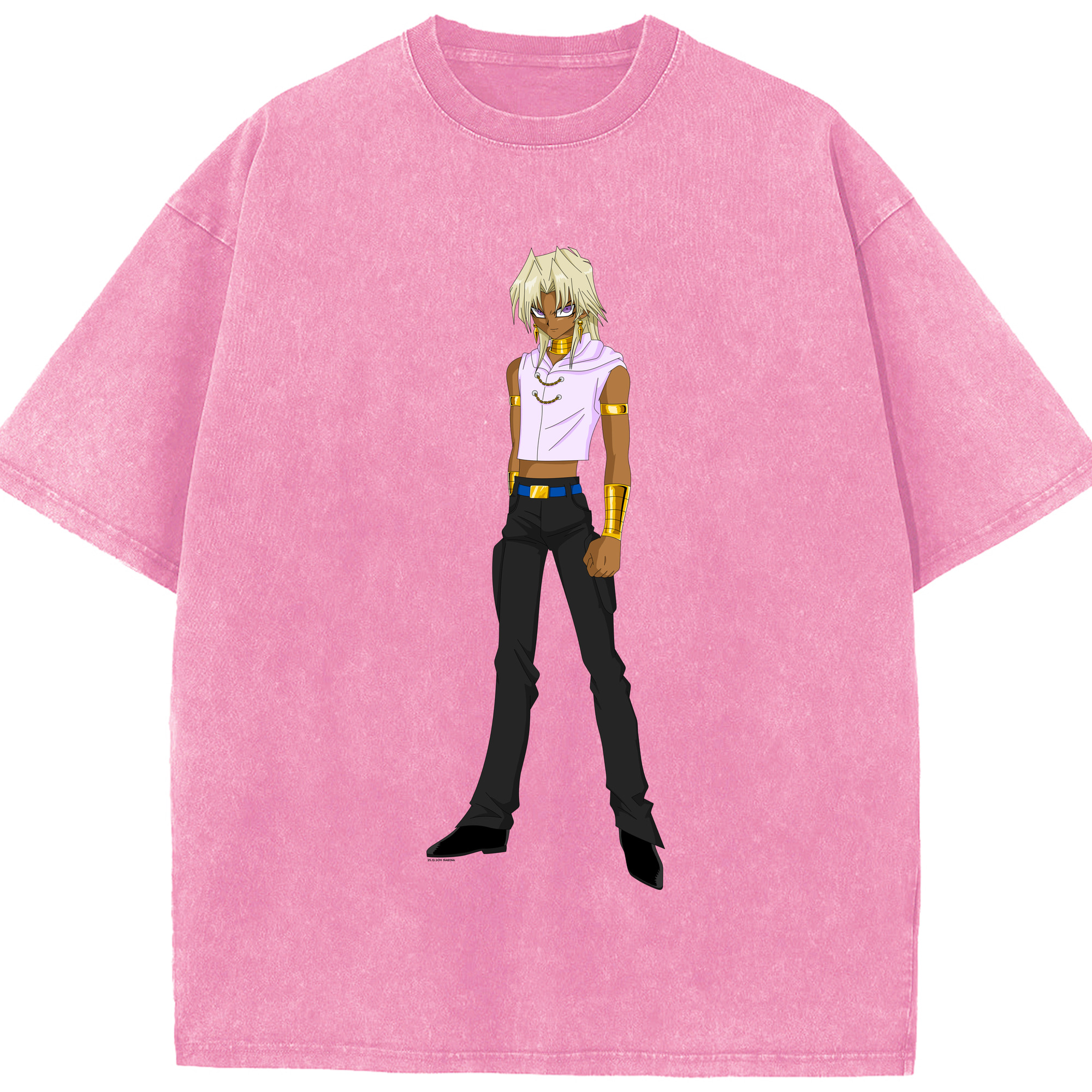 （画像用） 遊☆戯☆王 Yu-Gi-Oh! 綿100% ヴィンテージ風 半袖Tシャツ（フロントプリント）